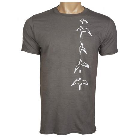 PRS GUITARS PRS CHARCOAL BIRDS T-SHIRT - SMALL