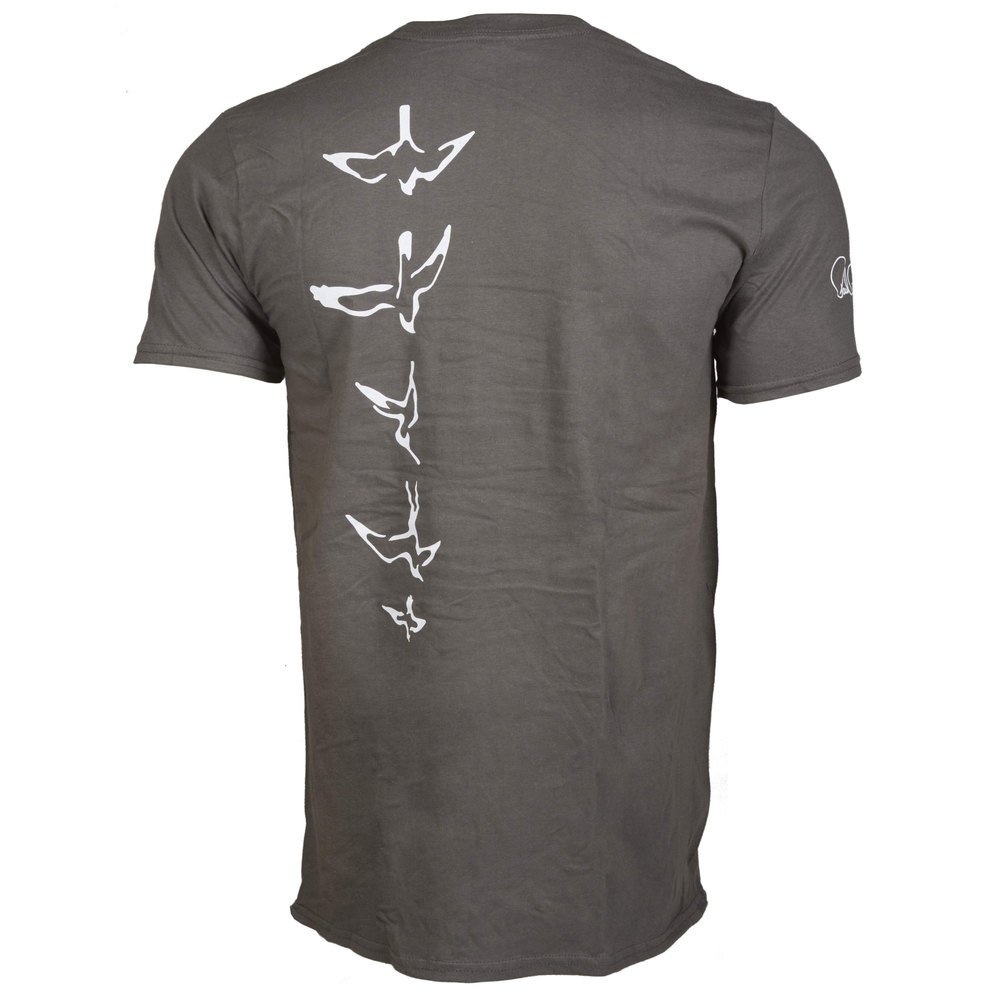 PRS GUITARS PRS CHARCOAL BIRDS T-SHIRT - X LARGE