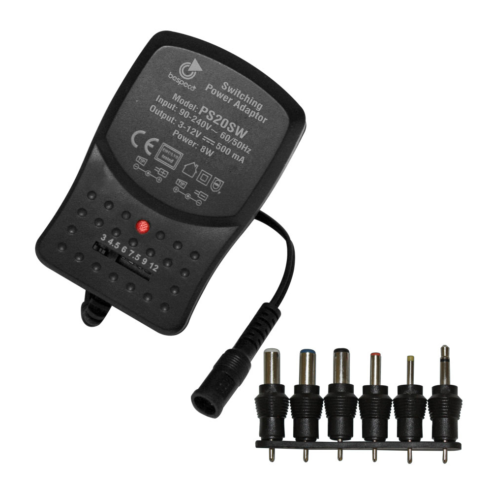 BESPECO AC/DC ADAPTER 500 MA