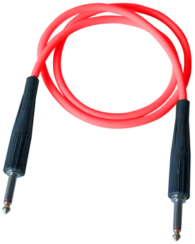 BESPECO PYTHON GUITAR CABLE 6m RED