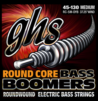 GHS BASS STRINGS ROUND CORE BOOMERS MEDIUM