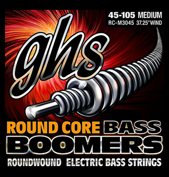 GHS BASS STRINGS ROUND CORE BOOMERS MEDIUM