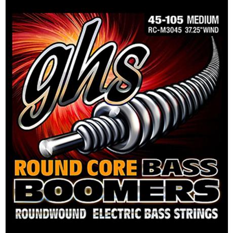 GHS BASS STRINGS ROUND CORE BOOMERS MEDIUM