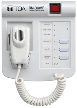 TOA FIREMANS MICROPHONE