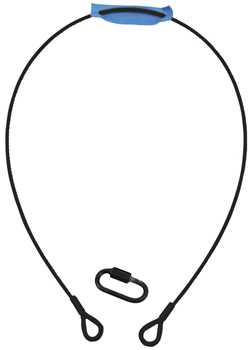 EUROLITE ΣΥΡΜΑΤΟΣΧΟΙΝΟ ΑΣΦΑΛΕΙΑΣ 4x1000mm upto 15kg, ΜΑΥΡΟ