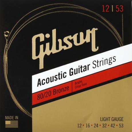 GIBSON GIBSON STRINGS FOR ACOUSTIC 80/20 BRONZE L (012-053)