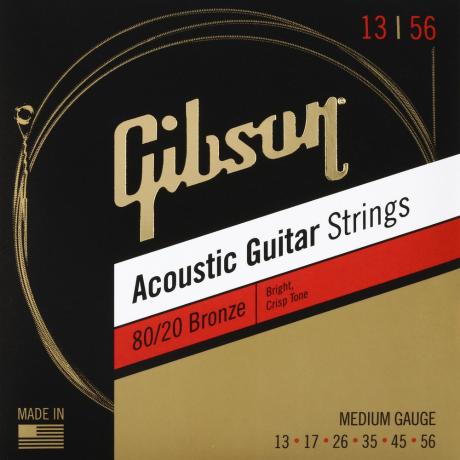GIBSON GIBSON STRINGS FOR ACOUSTIC 80/20 BRZ MED (013-056)