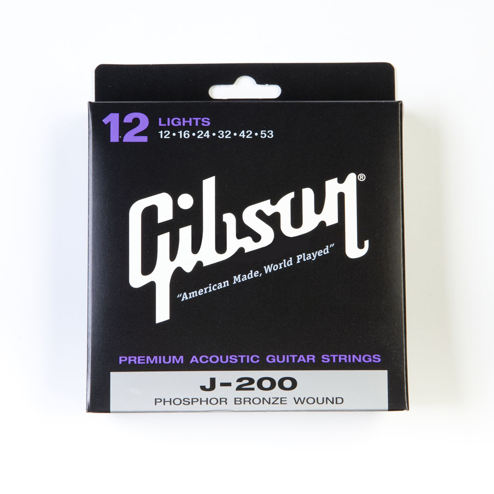 GIBSON ACOUSTIC GUITAR STRINGS J-200 12-52