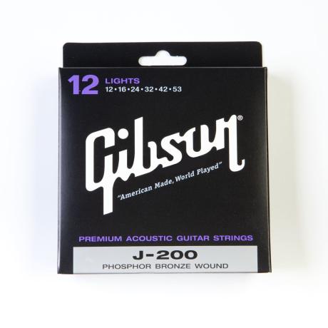 GIBSON ΣΕΤ ΧΟΡΔΕΣ ΑΚΟΥΣΤΙΚΗΣ J-200 12-52