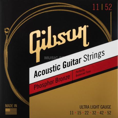 GIBSON GIBSON STRINGS FOR ACOUSTIC PH. BRZ UL (011-052)