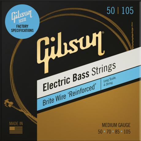 GIBSON GIBSON BASS STRINGS BRITEWIRE LONGSCALE MED 050-105