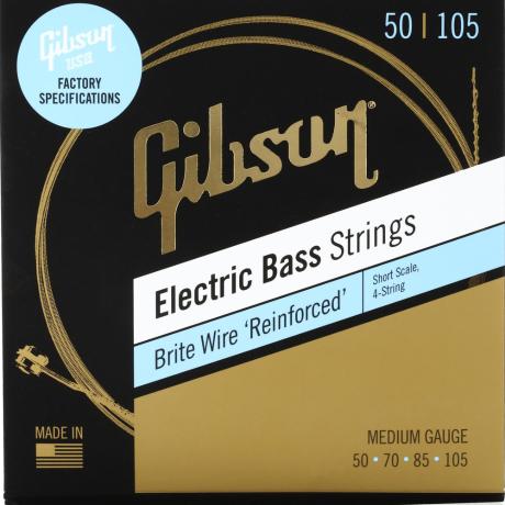 GIBSON GIBSON BASS STRINGS BRITEWIRE SHORTSCALE MED050-105