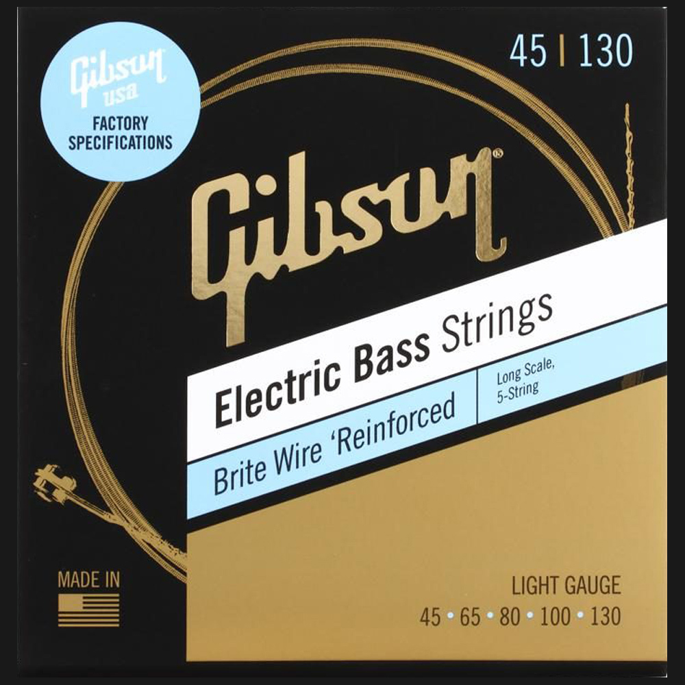 GIBSON GIBSON BASS STRINGS BRITEWIRE 5-STR LONGSC L045-130