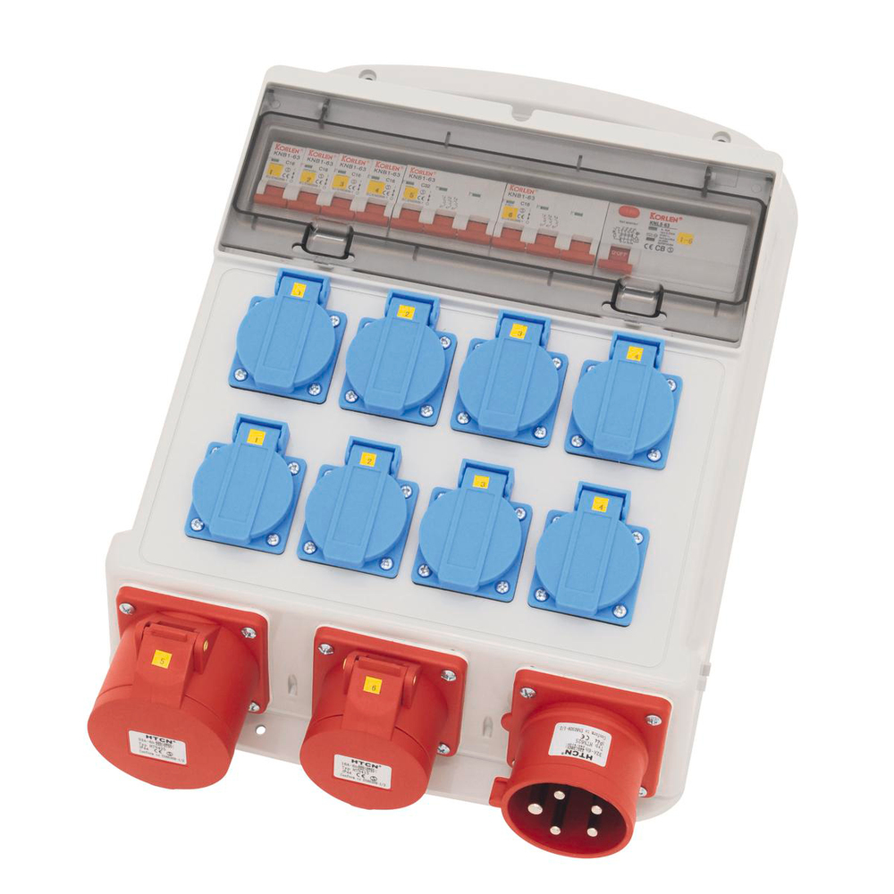 EUROLITE POWER DISTRIBUTOR 1 X 32 A, 1 X 16 A, 8 X 230 