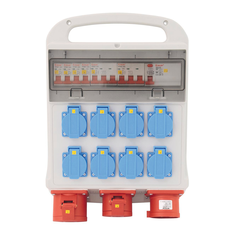 EUROLITE POWER DISTRIBUTOR 1 X 32 A, 1 X 16 A, 8 X 230 