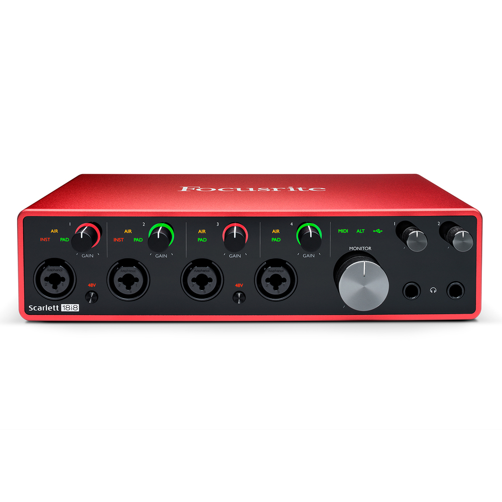 FOCUSRITE USB AUDIO INTERFACE 18IN/8OUT