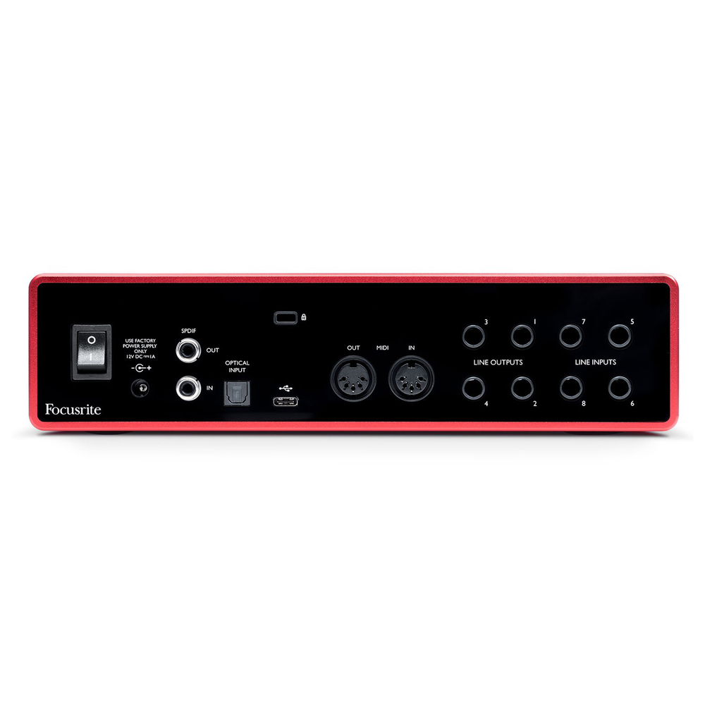 FOCUSRITE USB AUDIO INTERFACE 18IN/8OUT