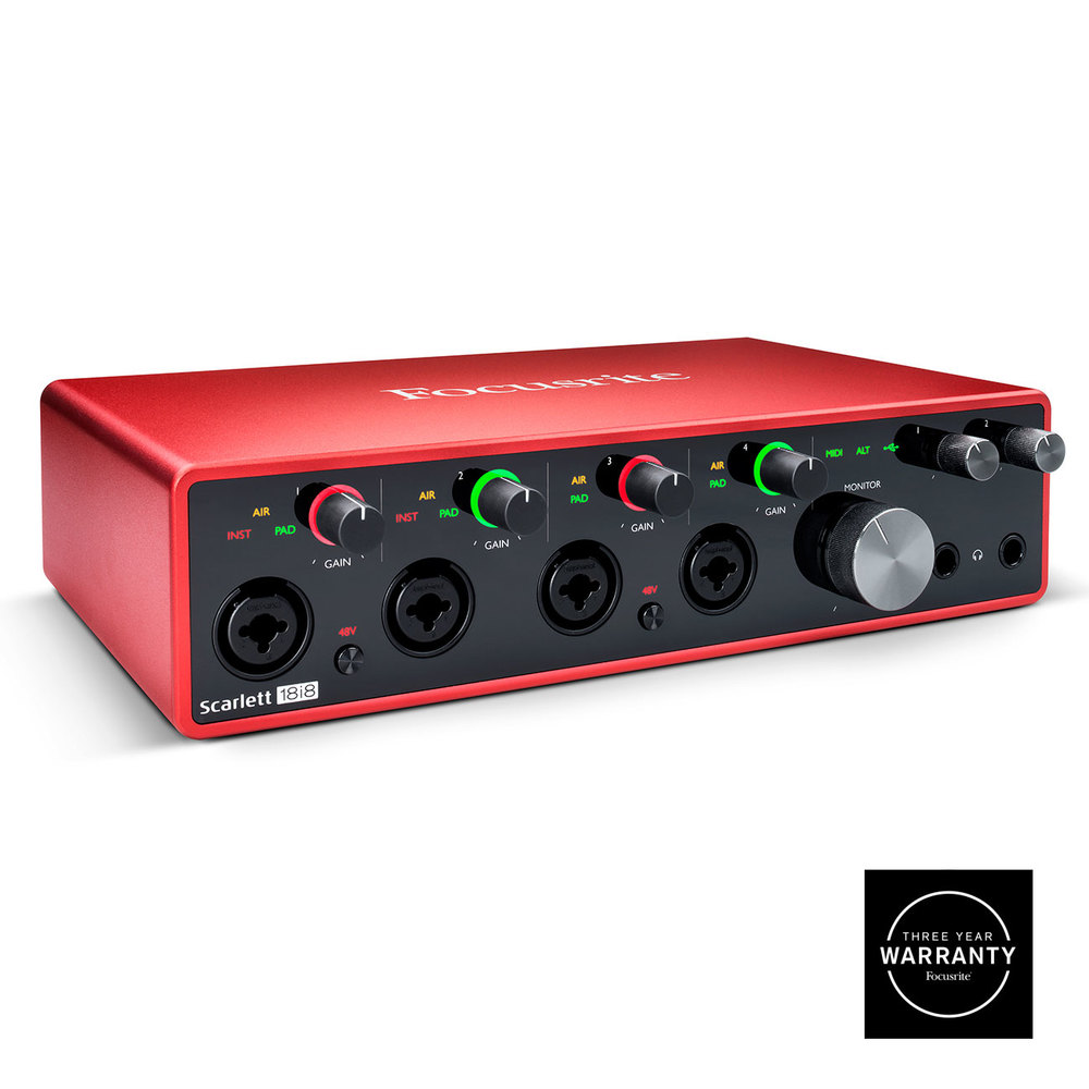 FOCUSRITE USB AUDIO INTERFACE 18IN/8OUT