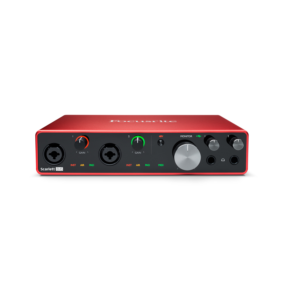 FOCUSRITE USB AUDIO INTERFACE 8IN/6OUT