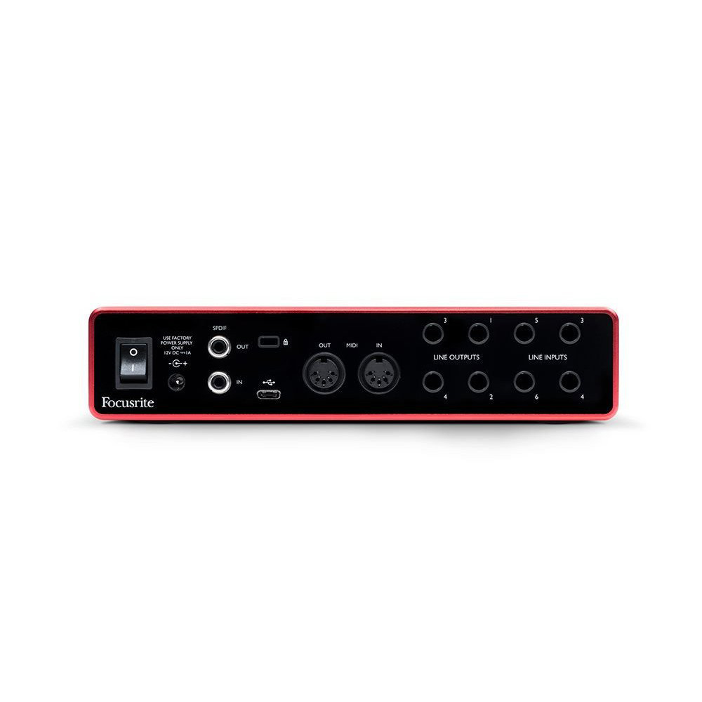 FOCUSRITE USB AUDIO INTERFACE 8IN/6OUT