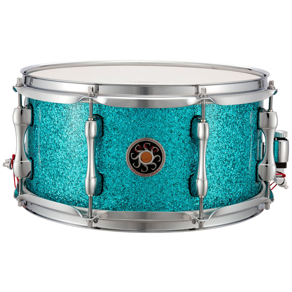 SAKAE SAKAE Maple Snare 14x5,5 Turquoise Champagne