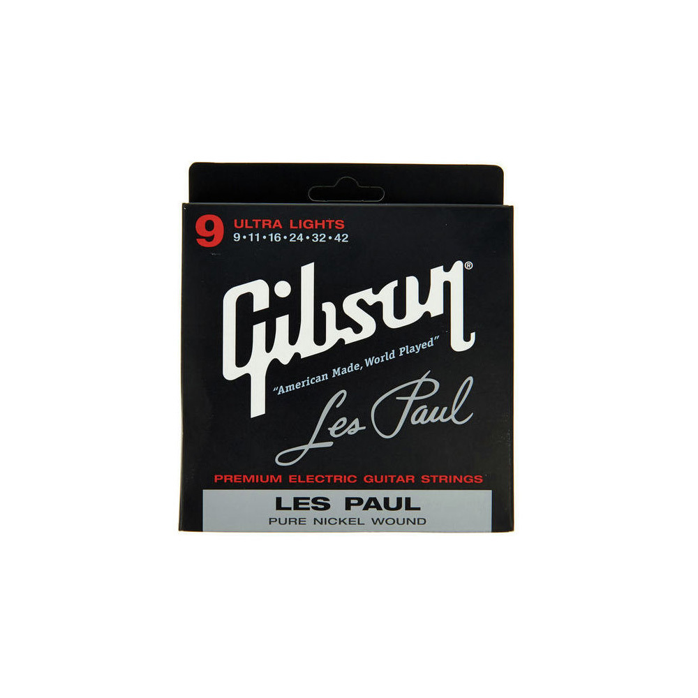 GIBSON ΣΕΤ ΧΟΡΔΕΣ ΗΛΕΚΤΡΙΚΗΣ LES PAUL .009-.042