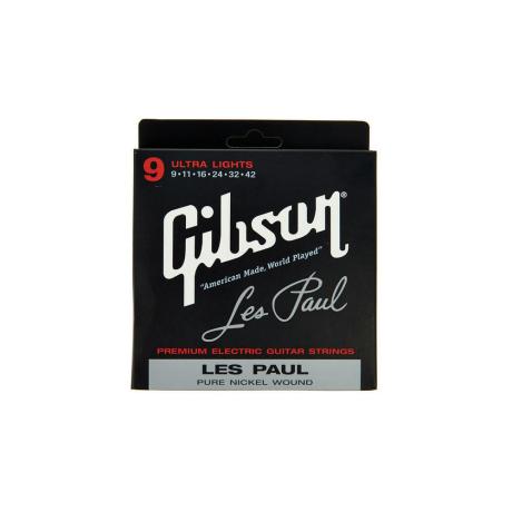 GIBSON ΣΕΤ ΧΟΡΔΕΣ ΗΛΕΚΤΡΙΚΗΣ LES PAUL .009-.042