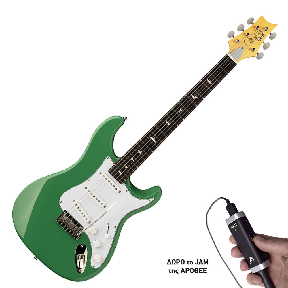 PRS GUITARS ELECTRIC GUITAR SE SILVER SKY 4J EVERGREEN