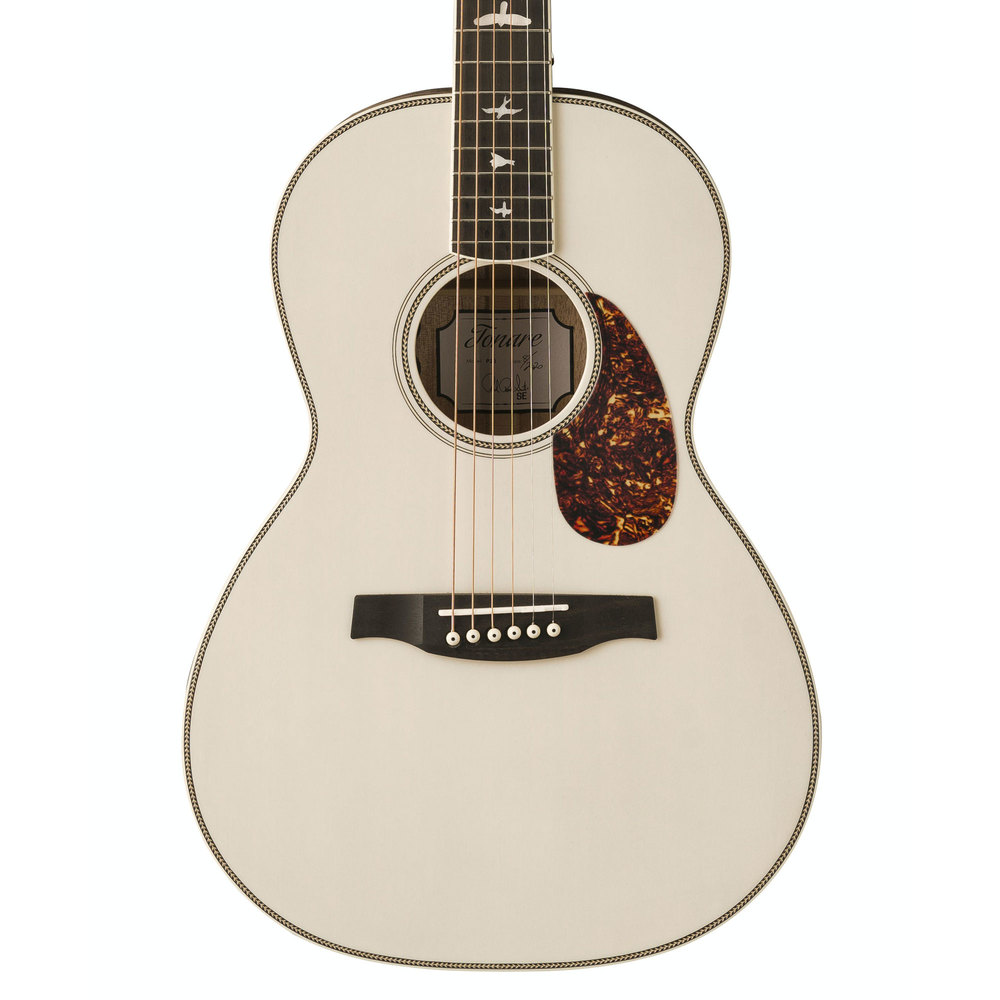 PRS GUITARS 2021 SE PARLOR W/PIEZO - SATIN ANTIQUE WHITE