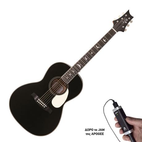 PRS GUITARS 2021 SE PARLOR W/PIEZO - SATIN BLACK TOP