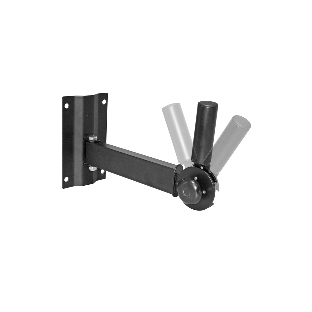 BESPECO WALL MOUNT STEEL SPEAKER BRACKET WITH 35mm POLE