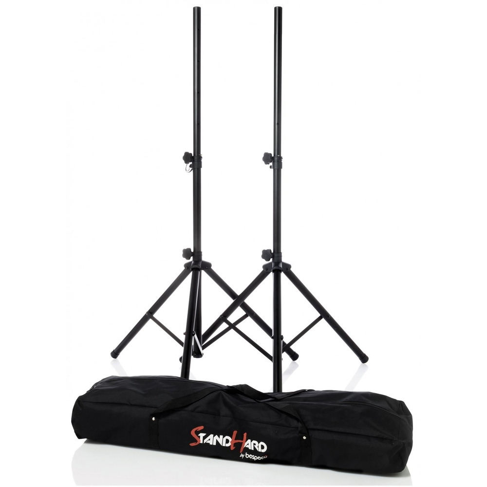 BESPECO PAIR OF SPEAKER STANDS WITH  35mm POLE