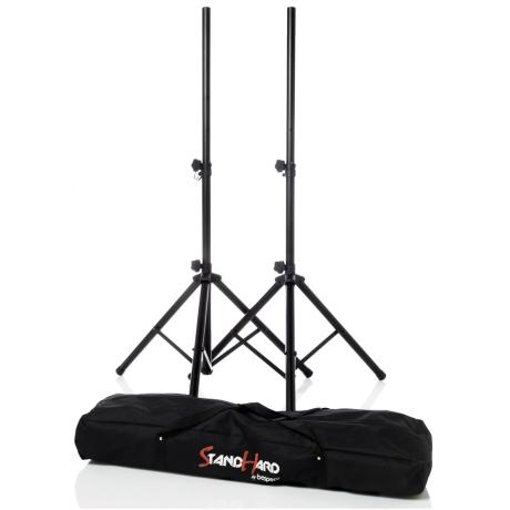 BESPECO PAIR OF SPEAKER STANDS WITH  35mm POLE