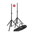 BESPECO PAIR OF AIR CUSHION SPEAKER STANDS WITH 35mm POLE