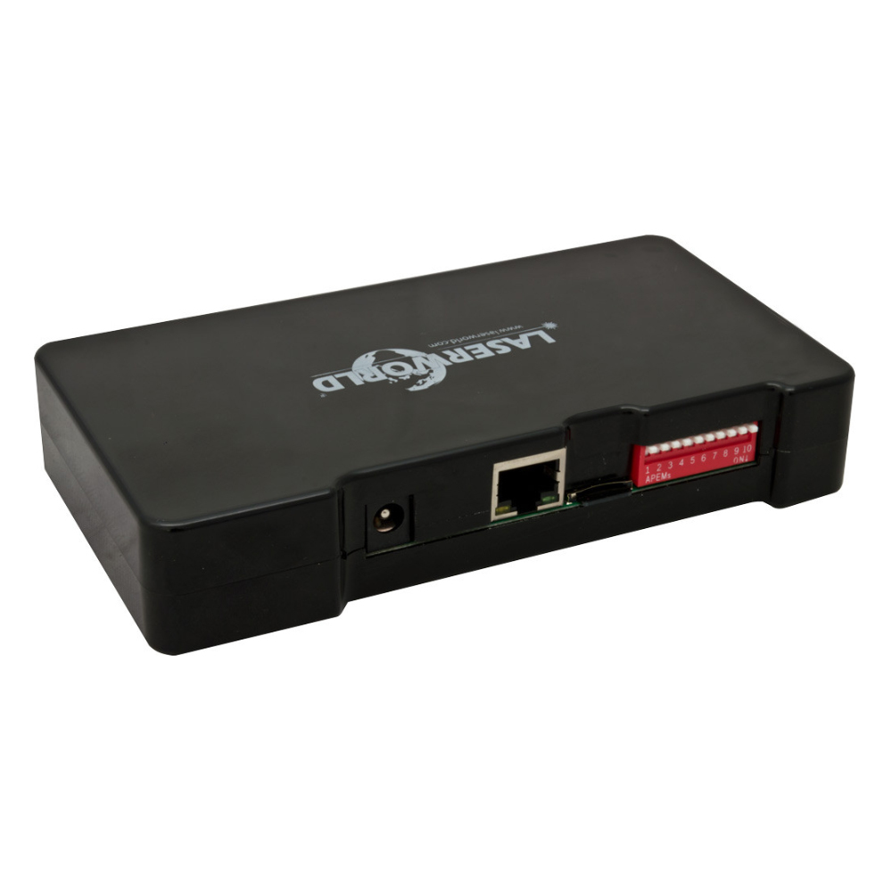 LASERWORLD ILDA NETWORK INTERFACE, including LASERWORLD Showeditor