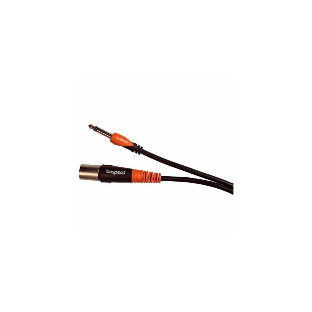 BESPECO CABLE XLR MALE-JACK STEREO 4,5m