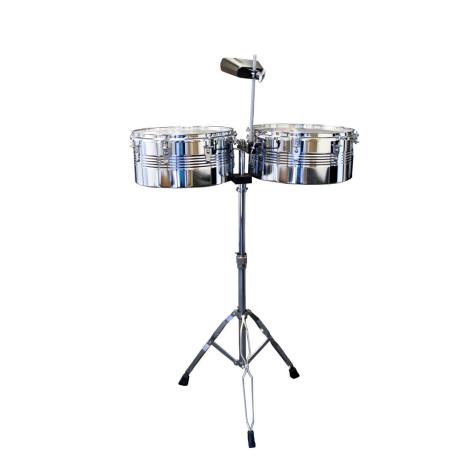 SUZUKI 13'' & 14'' TIMBALE SET W/STAND