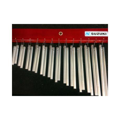 SUZUKI BAR CHIME, SILVER, TWIN LINES 26 BARS