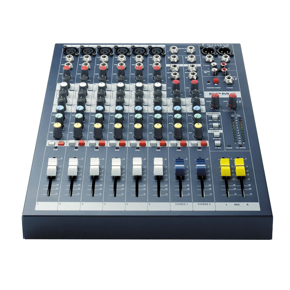 SOUNDCRAFT MIXING CONSOLE 6MONO/2STEREO