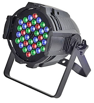 STARAY LED ΠΡΟΒΟΛΕΑΣ RGB 36X3W BLACK IP 20
