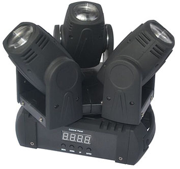 STARAY TRIPLE LED SPOT MOVING HEAD , 3X10W, RGBW