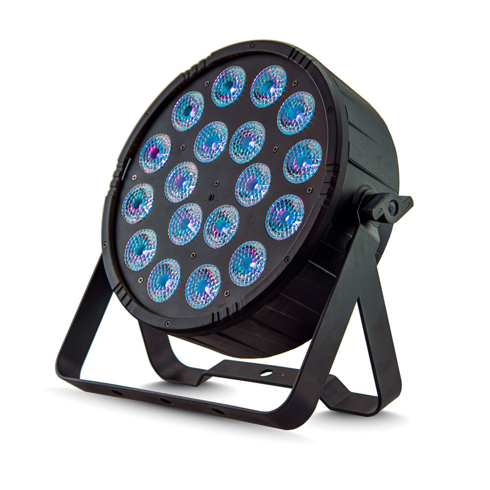 PLS LED MINI PAR BLACK 18x12W-RGBW F/C