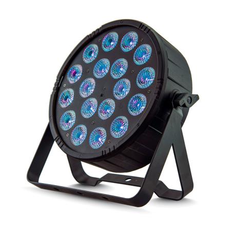 PLS LED MINI PAR BLACK 18x12W-RGBW F/C
