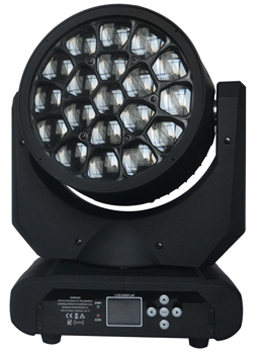 STARAY WASH LED MOVING HEAD WITH ZOOM RGBW 19X15W+KALEIDOSCO