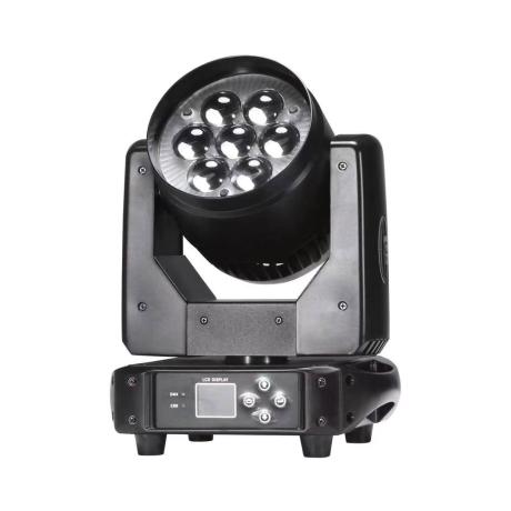PLS LED MINI MOVING HEAD BEAM 7x4 W, RGBW, 4 TO 60DEG