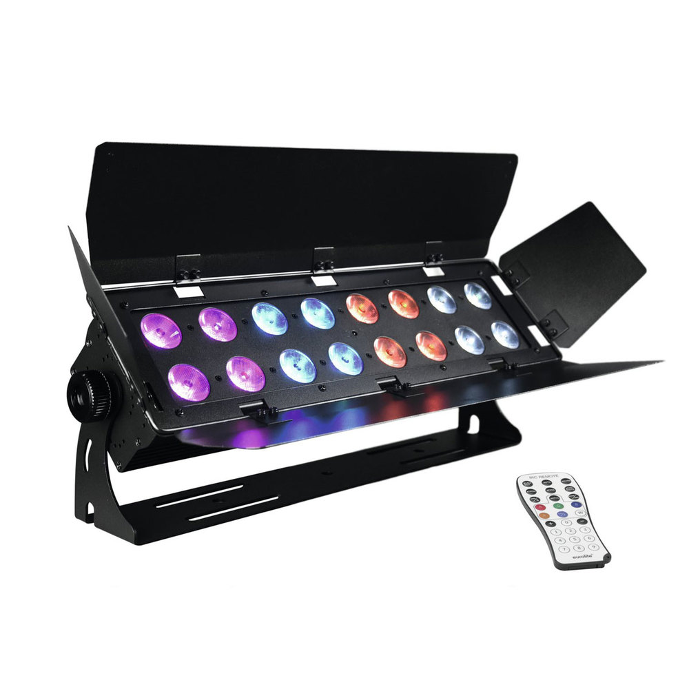 EUROLITE ΜΠΑΡΑ ΜΕ 16 LEDs ΤΩΝ 12W RGBW+UV F/C