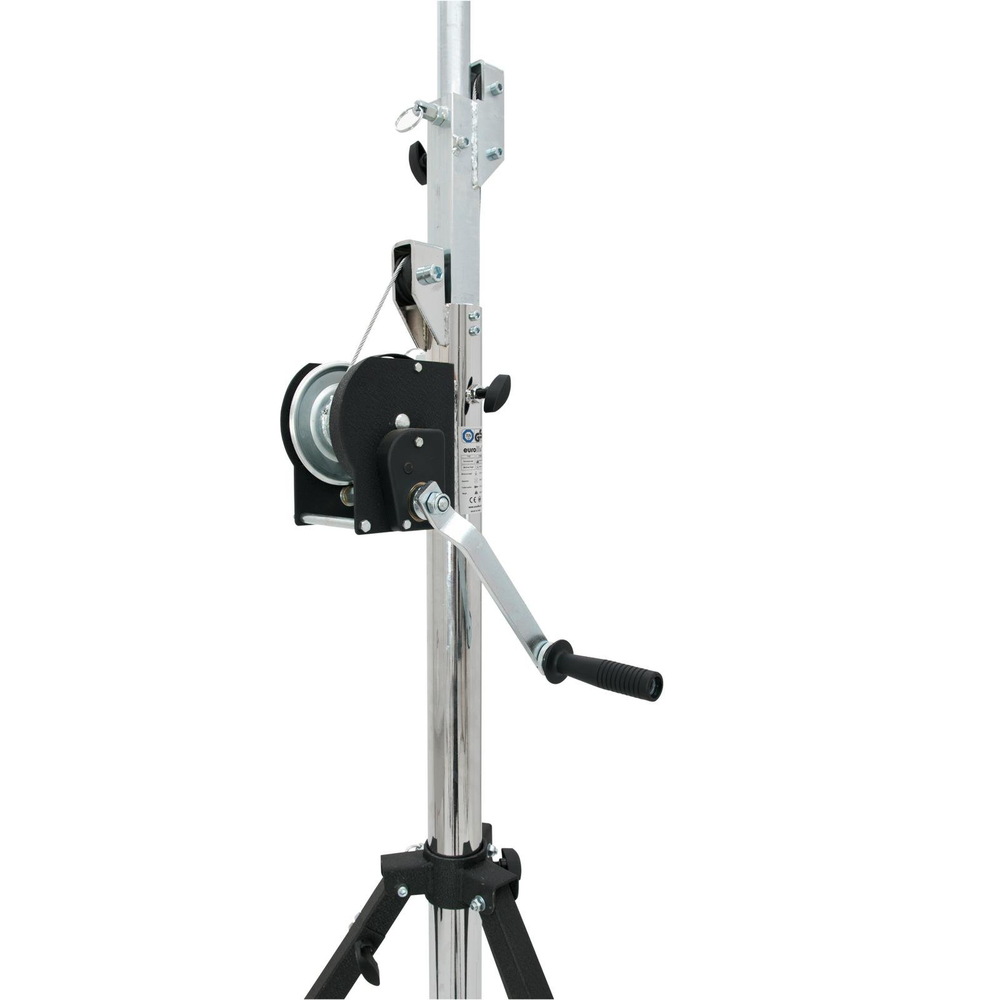 EUROLITE HIGH-QUALITY WINCH-STAND, MAX. LOAD 85kg, MAX. HEIGHT 400cm