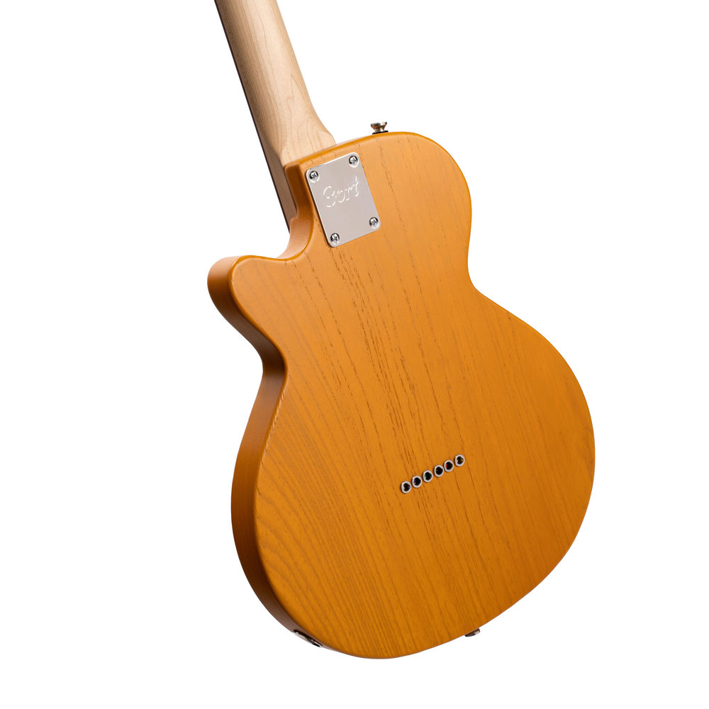 CORT ELECTRIC GUITAR  SUNSET SERIES OPEN PORE MUSTARD YELLOW
