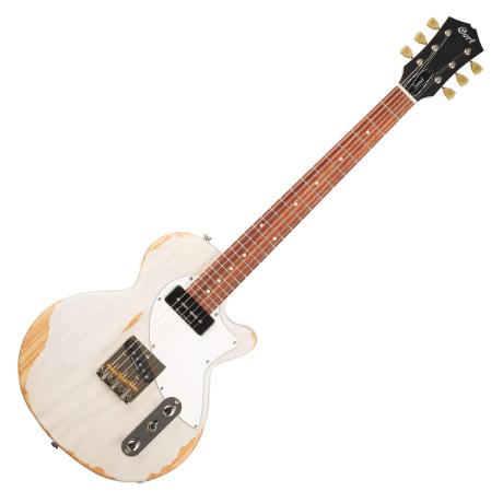 CORT ELECTRIC GUITAR SUNSET SERIES WORN WHITE BLONDE