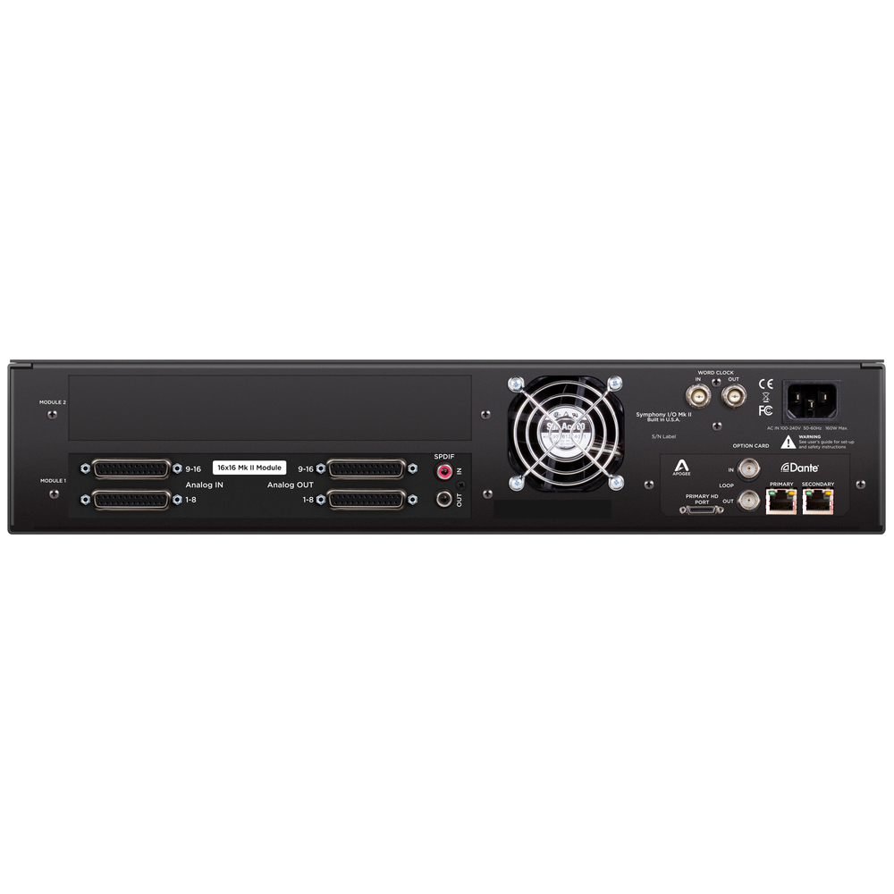 APOGEE SYMPHONY I/O MKII DANTE CHASSIS WITH 16X16